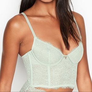 NWT Victoria’s Secret Long Line Lace Demi Bra